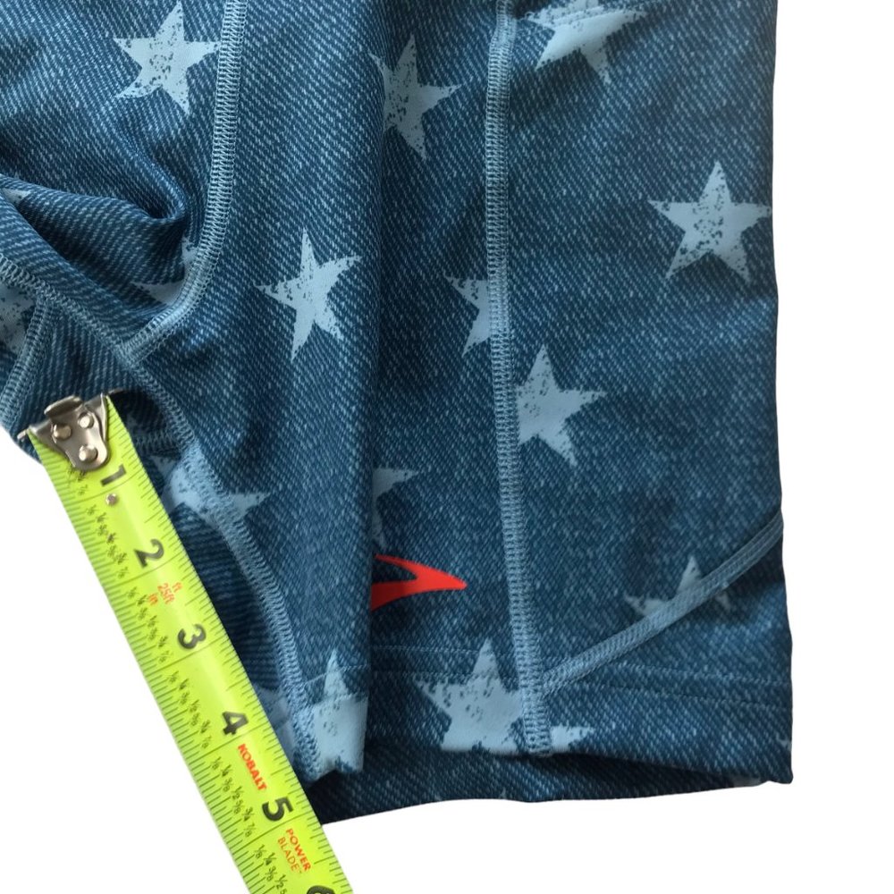 BROOKS Running Spandex Shorts Cycling Bicycle Spin Size Women's XS. Blue with S - Picture 14 of 15